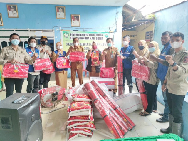 Pemkab Gowa Salurkan Bantuan Tanggap Darurat