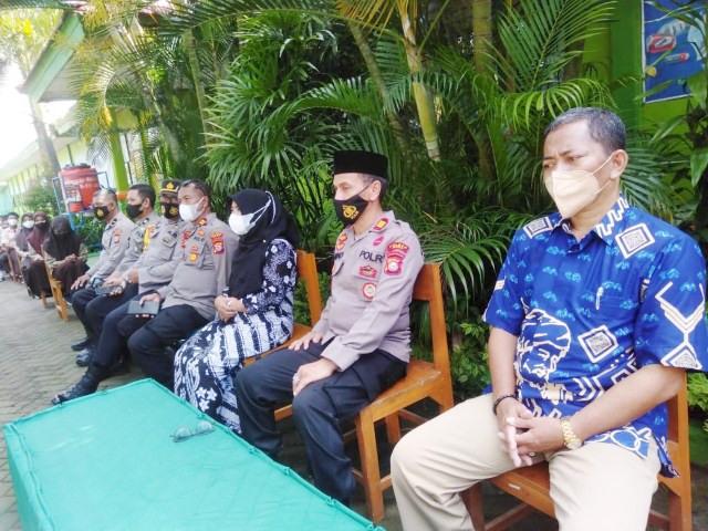 Binmas Polres Gowa penyuluhan Prokes