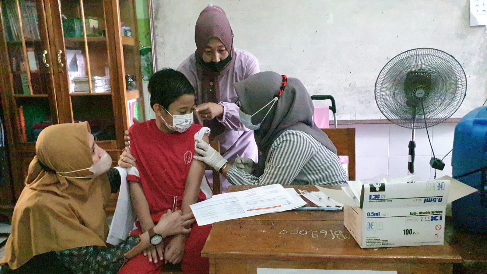 Bentuk Imunitas, SD Inpres Mallengkeri Bertingkat Gelar Vaksinasi Anak Usia Dini