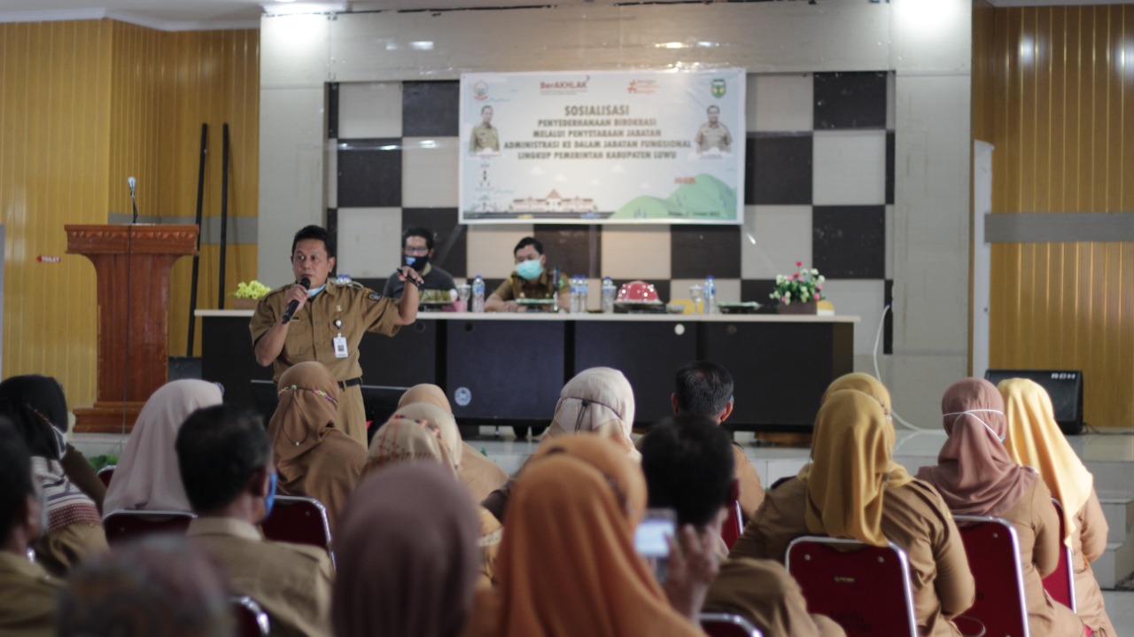 Pemkab Luwu Sosialisasi Penyetaraan Jabatan