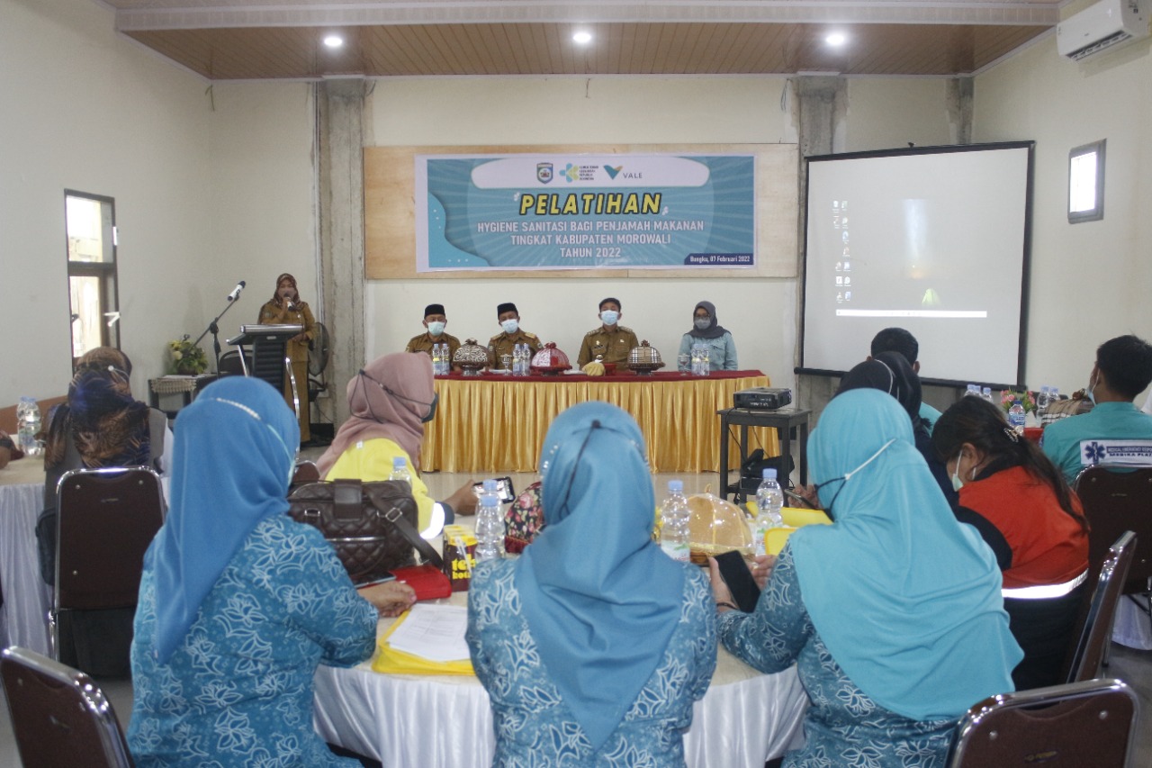 PT Vale-DKPPKB Gelar Pelatihan Hygiene Sanitasi Penjamah Makanan