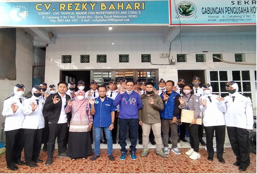 Taruna Taruni Politeknik Kelautan dan Perikanan Bone Kunjungi Gapekhi Sulsel