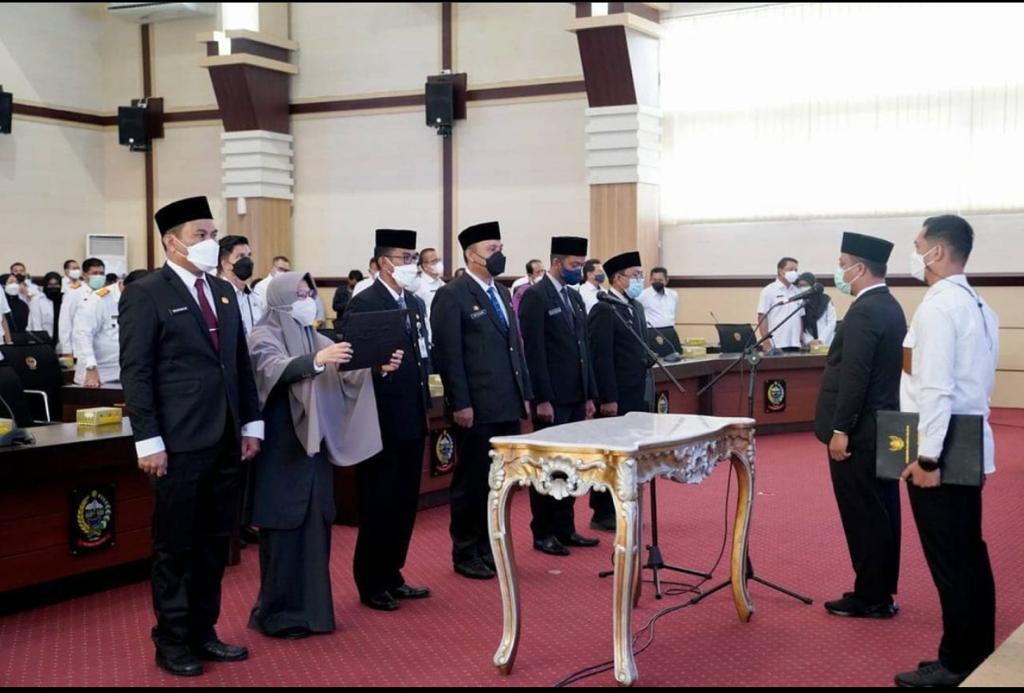 ASS Lantik Enam Kepala OPD, Delapan Belum Diisi