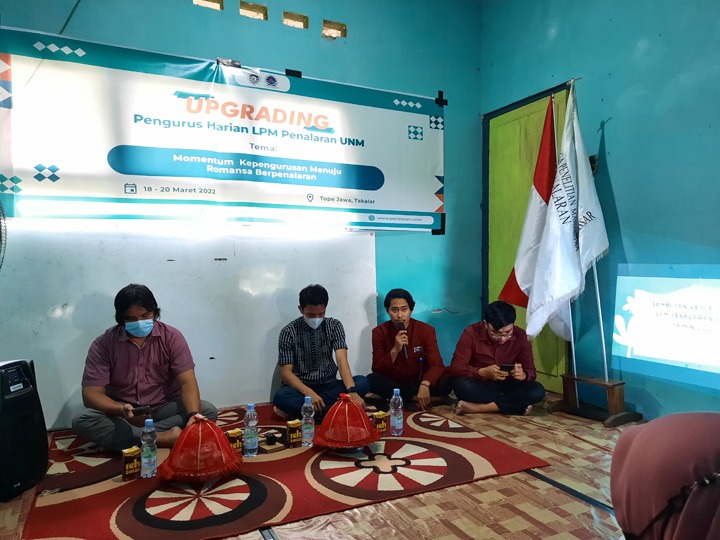 Tingkatkan Kemampuan Pengurus, LPM Penalaran UNM Gelar Upgrading Tahun 2022