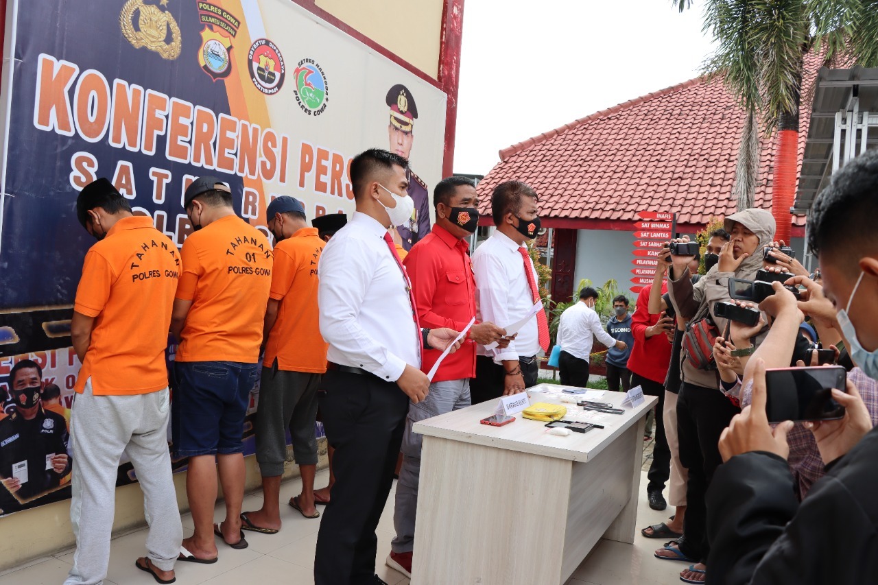 Dititipi Teman Sabu 93 Gram,  Pria Makassar Diciduk di Gowa