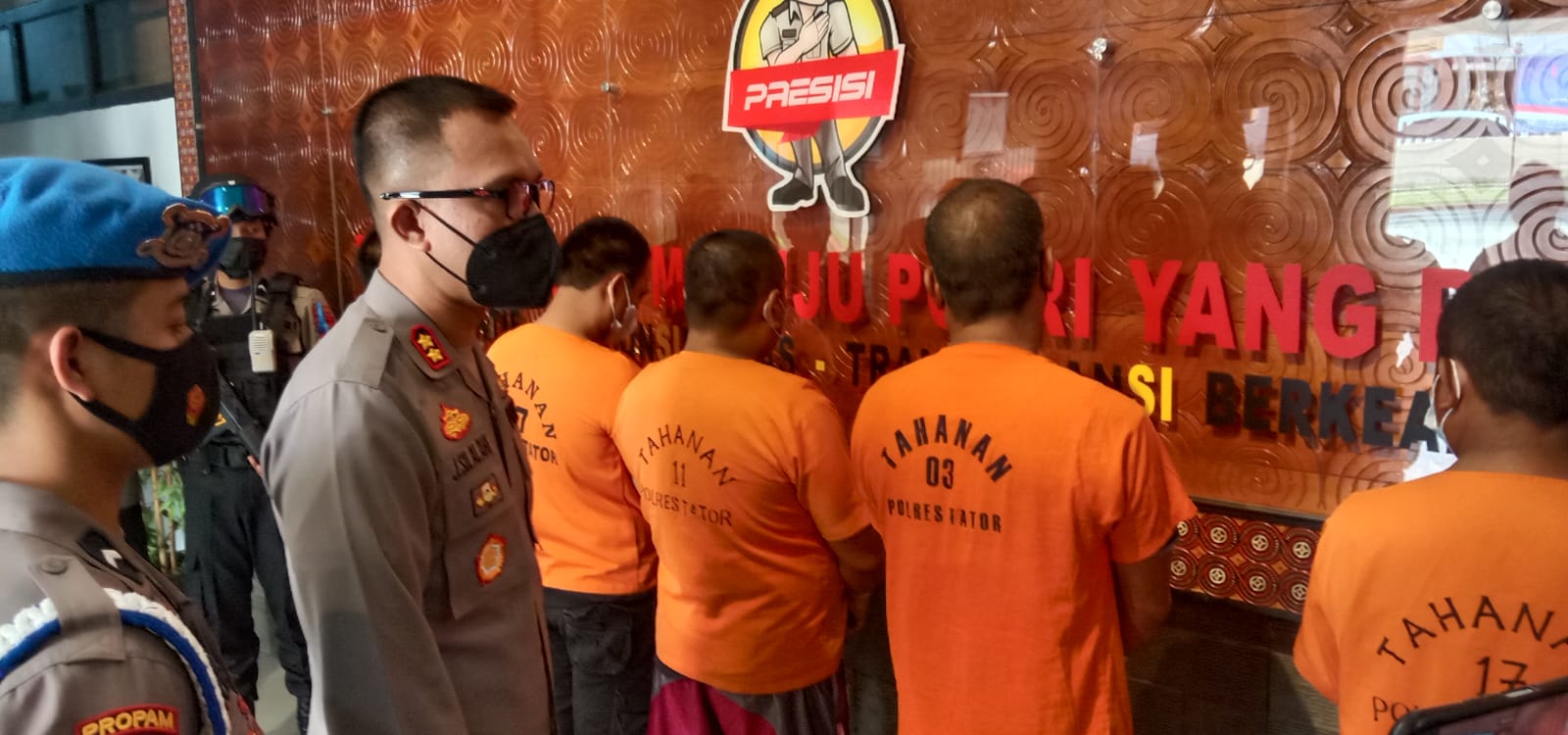 Polres Tator Bekuk  Lima Pengedar Sabu
