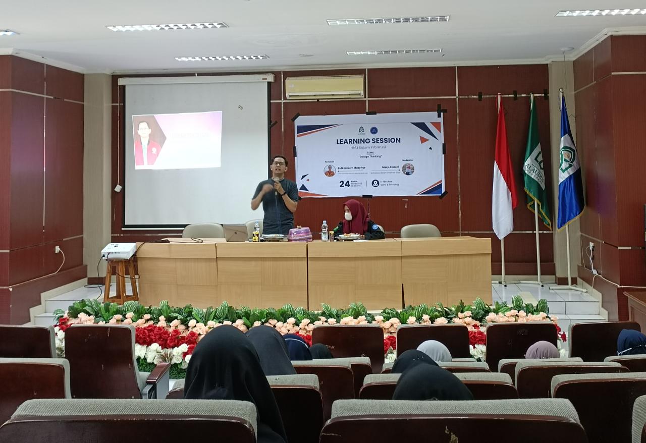 HMJ SI UINAM Gelar Learning Session Design Thinking