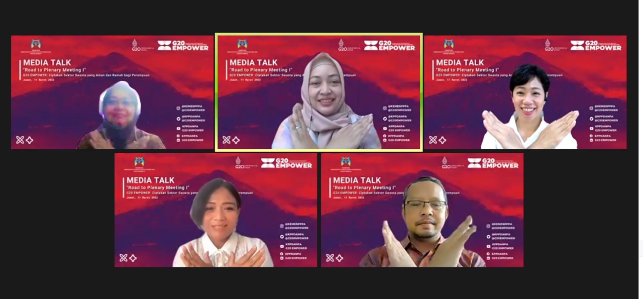 G20 EMPOWER Dukung Pemberdayaan Perempuan di Sektor Swasta dan Publik.