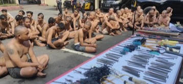 Puluhan Geng Motor Ditangkap