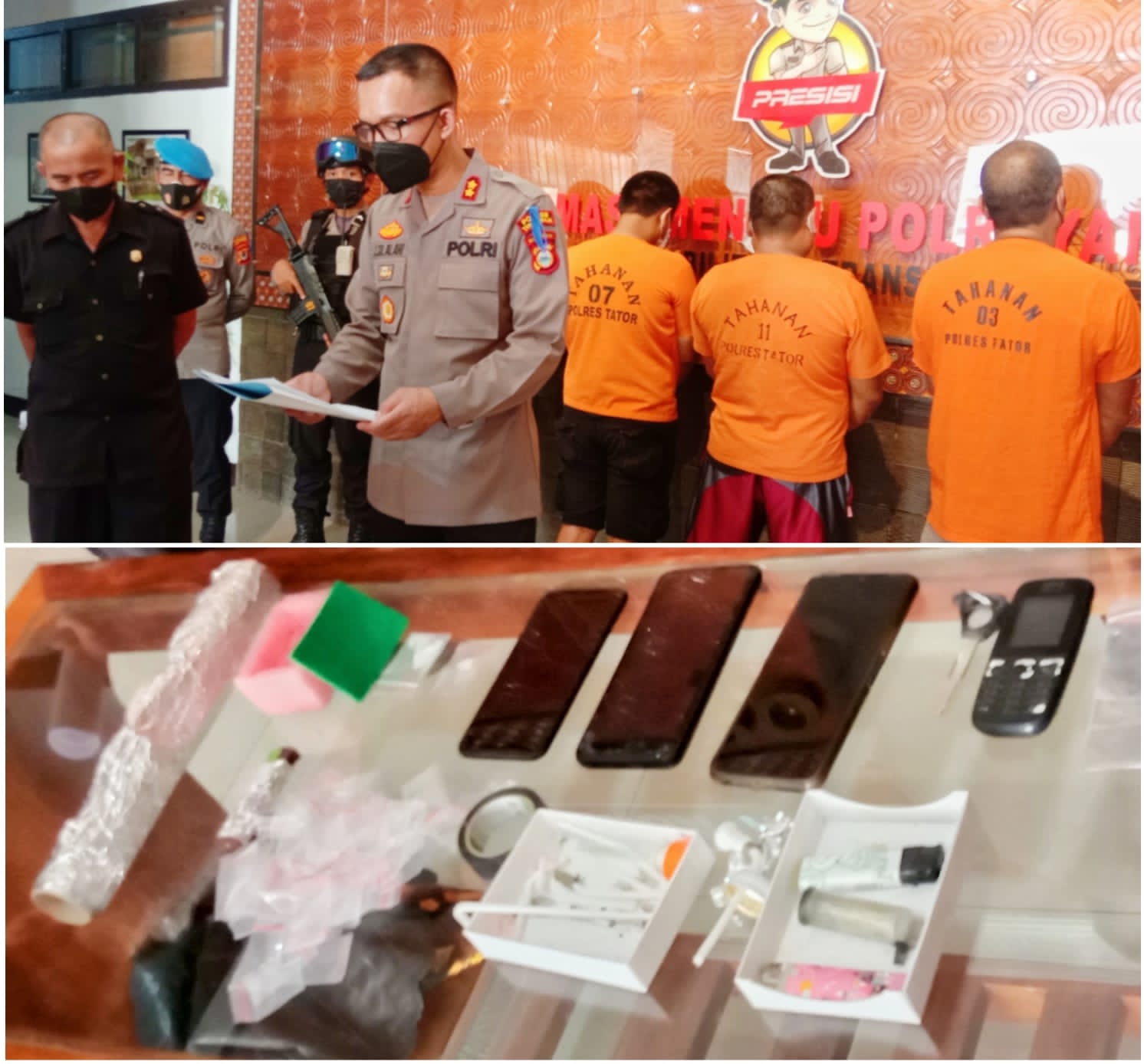 Satnarkoba Polres Tana Toraja Tangkap Lima Pengedar Narkoba