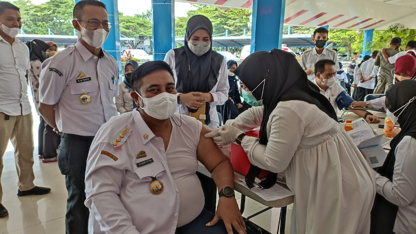 Usai Bupati, Ratusan ASN Ramai-ramai  Vaksinasi Booster