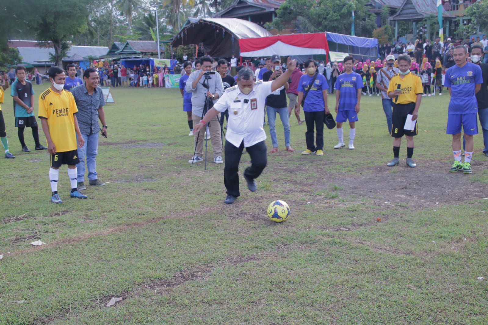Karang Taruna Lapangulu Gelar Turnament Sepak Bola Mini