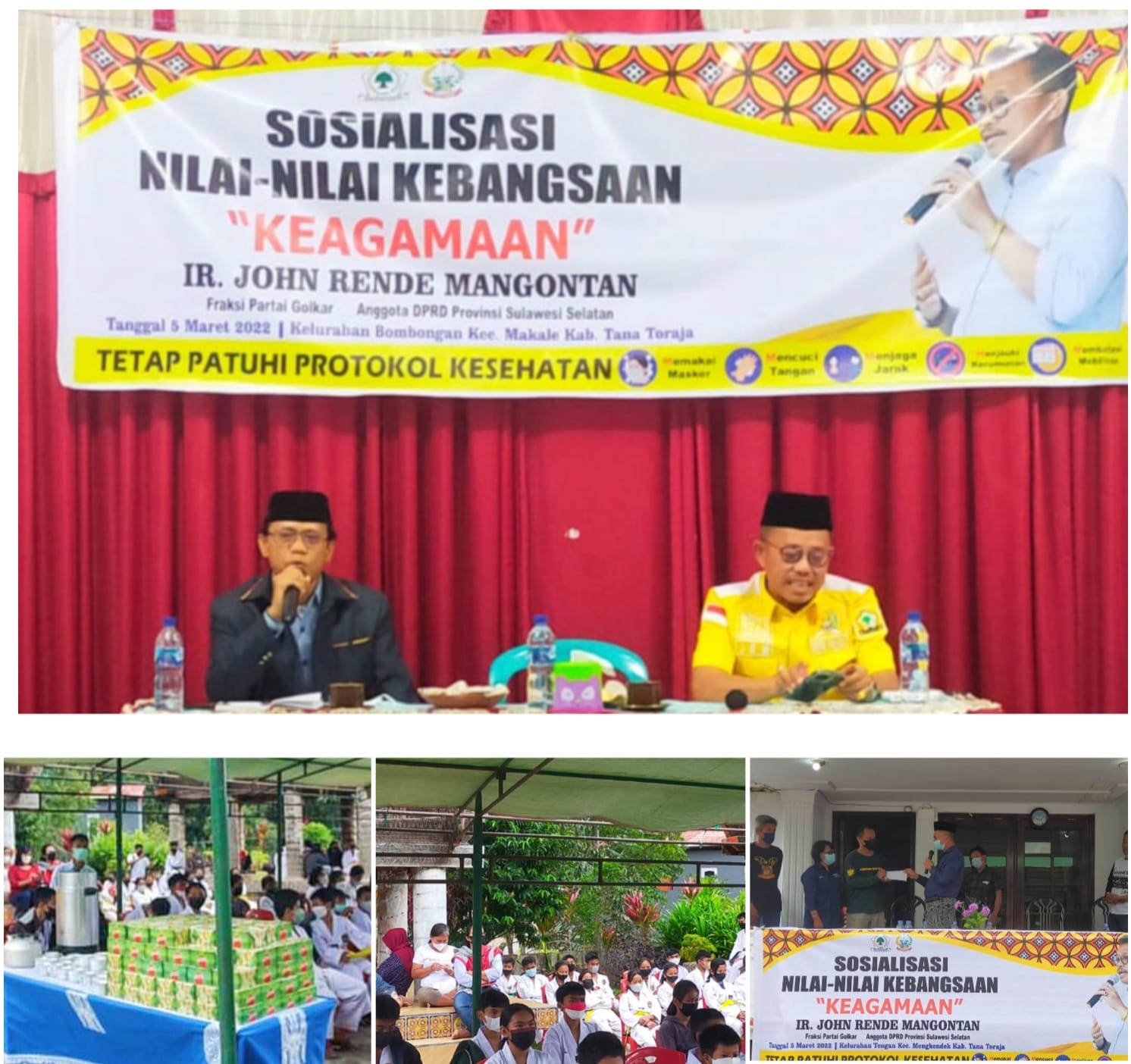 JRM Sosialisasi Nilai Kebangsaan di Wisma Tengan dan Bungin Tana Toraja