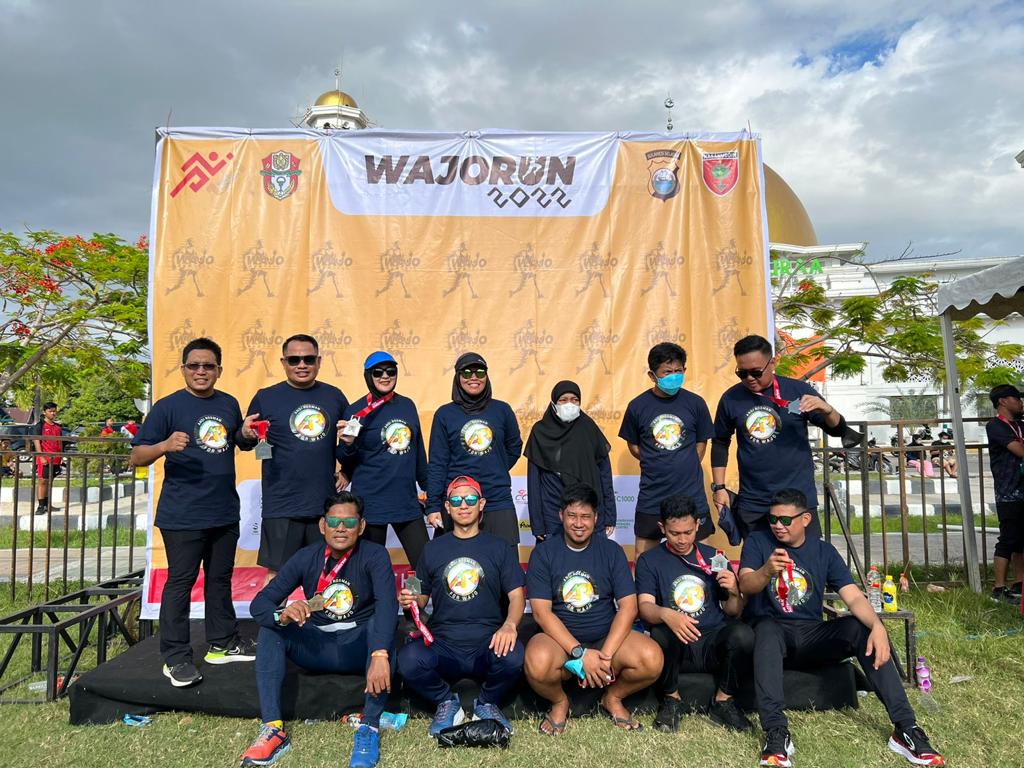 Relawan Andi Rosman Ramaikan Event Wajo Run