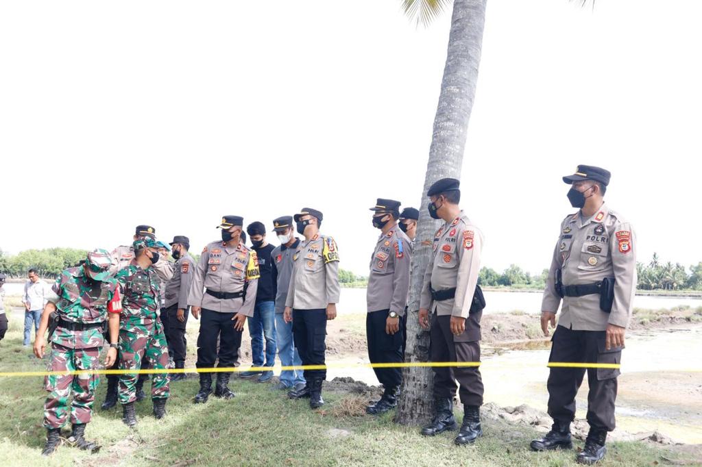 Polres  Bersama Kodim 1411 Mengawal Proses Eksekusi Lahan Tambak di Ujung Loe Bulukumba