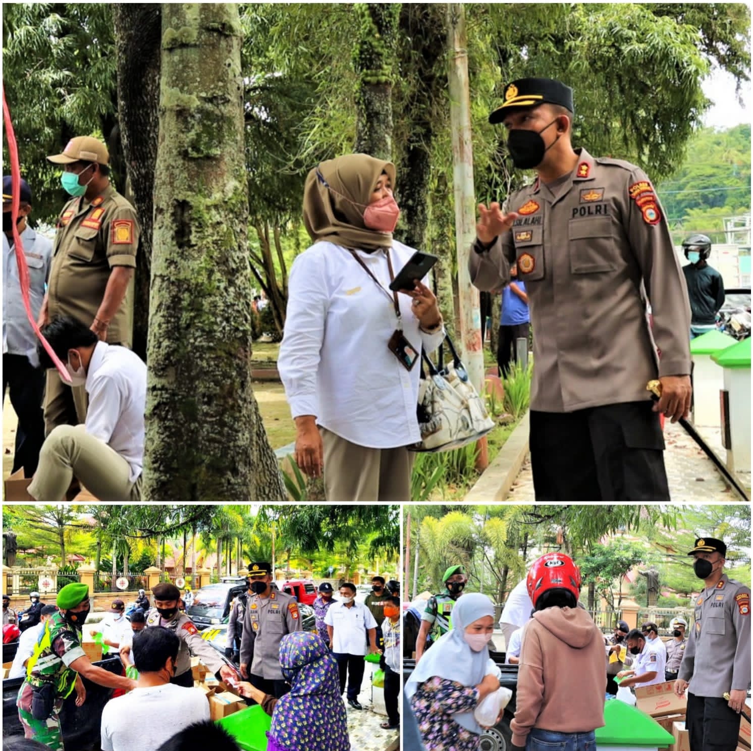 Pasar Murah Minyak Goreng di Pasar Seni Dijaga Ketat Personel Polres Tana Toraja