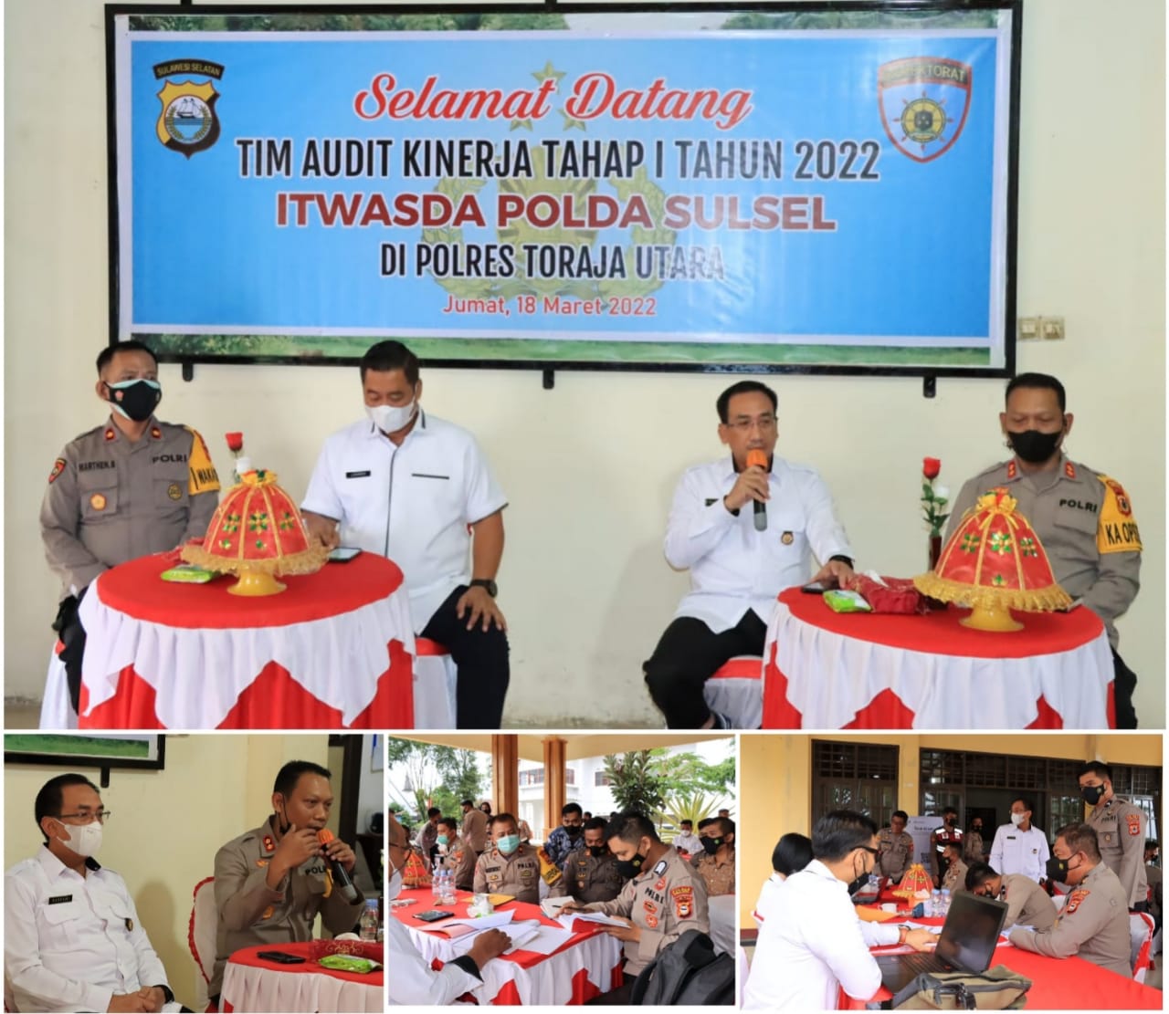 Eko Suroso Sambut Tim Audit Kinerja Itwsda Polda Sulsel