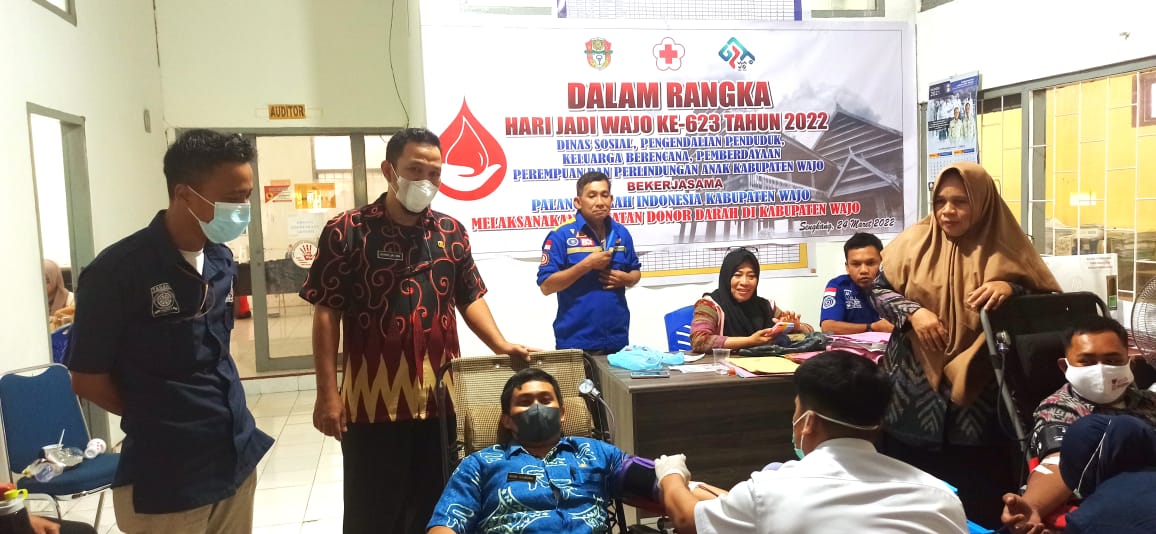 Kegiatan Kemanusiaan Sambut HJW Ke-623, Dinsos P2KBP3A Gelar Donor Darah