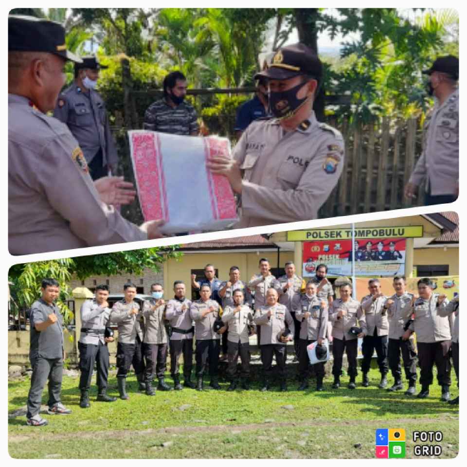 Diakhir Jabatanya Kapolsek Tompobulu  Titip Pesan Jaga Kekompakan
