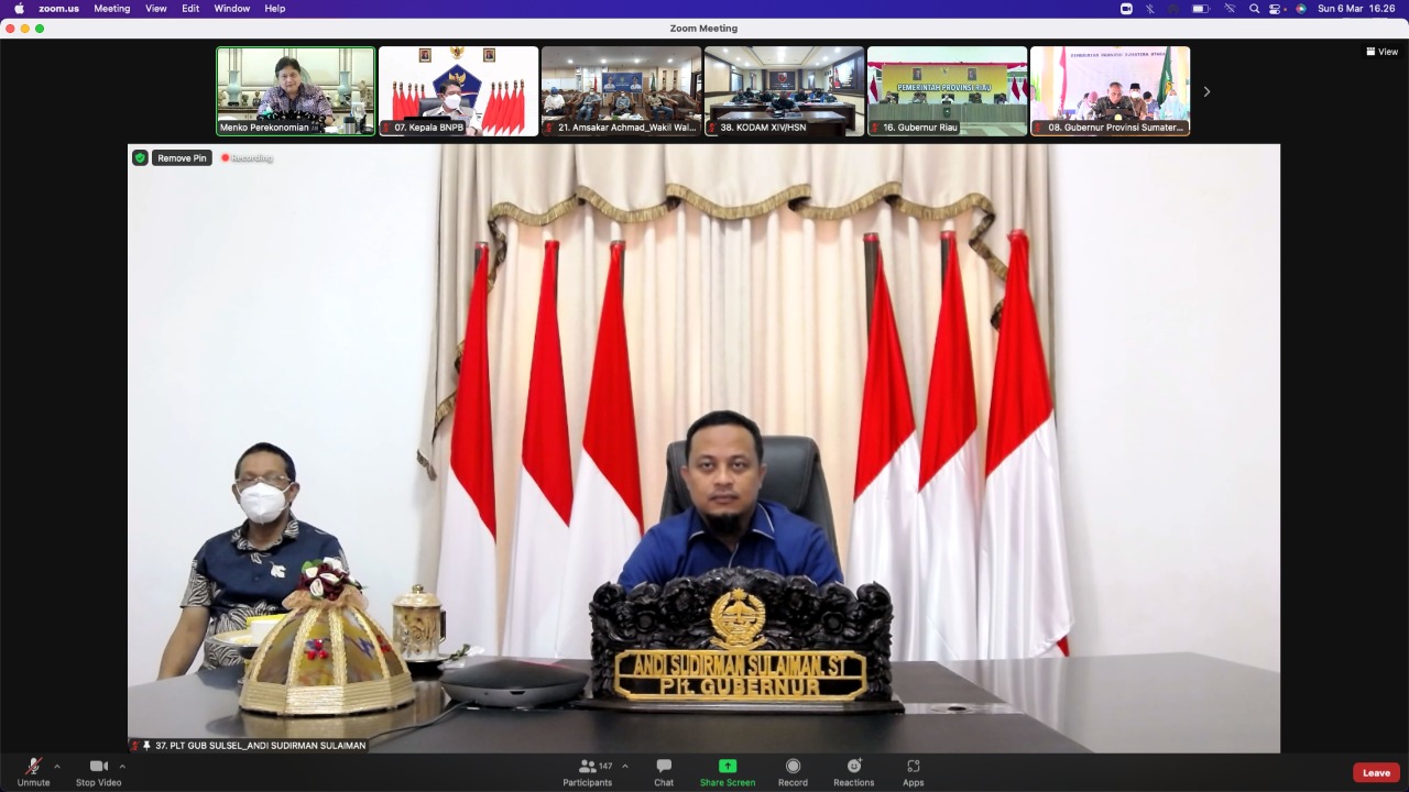 Plt Gubernur Akui Ada Penurunan Kasus Covid