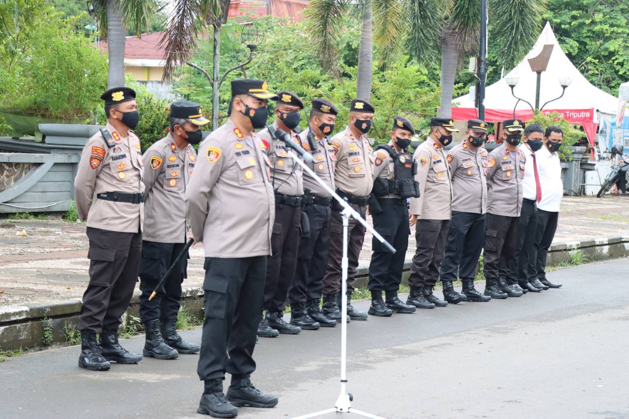Kapolres AKBP Yudi Frianto Pimpin Apel Pagi