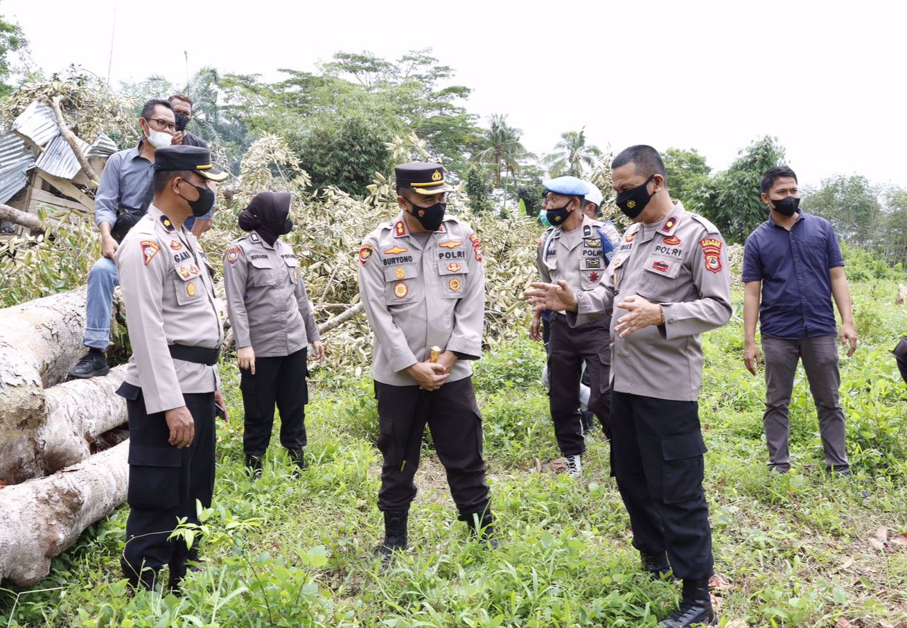 Polisi Humanis Berhasil Kawal Eksekusi Lahan