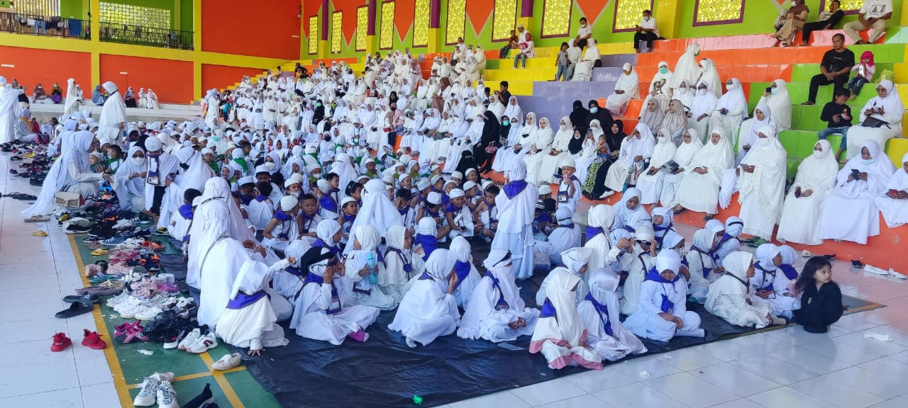 Siswa PAUD, TK dan TPA Belajar Manasik Haji