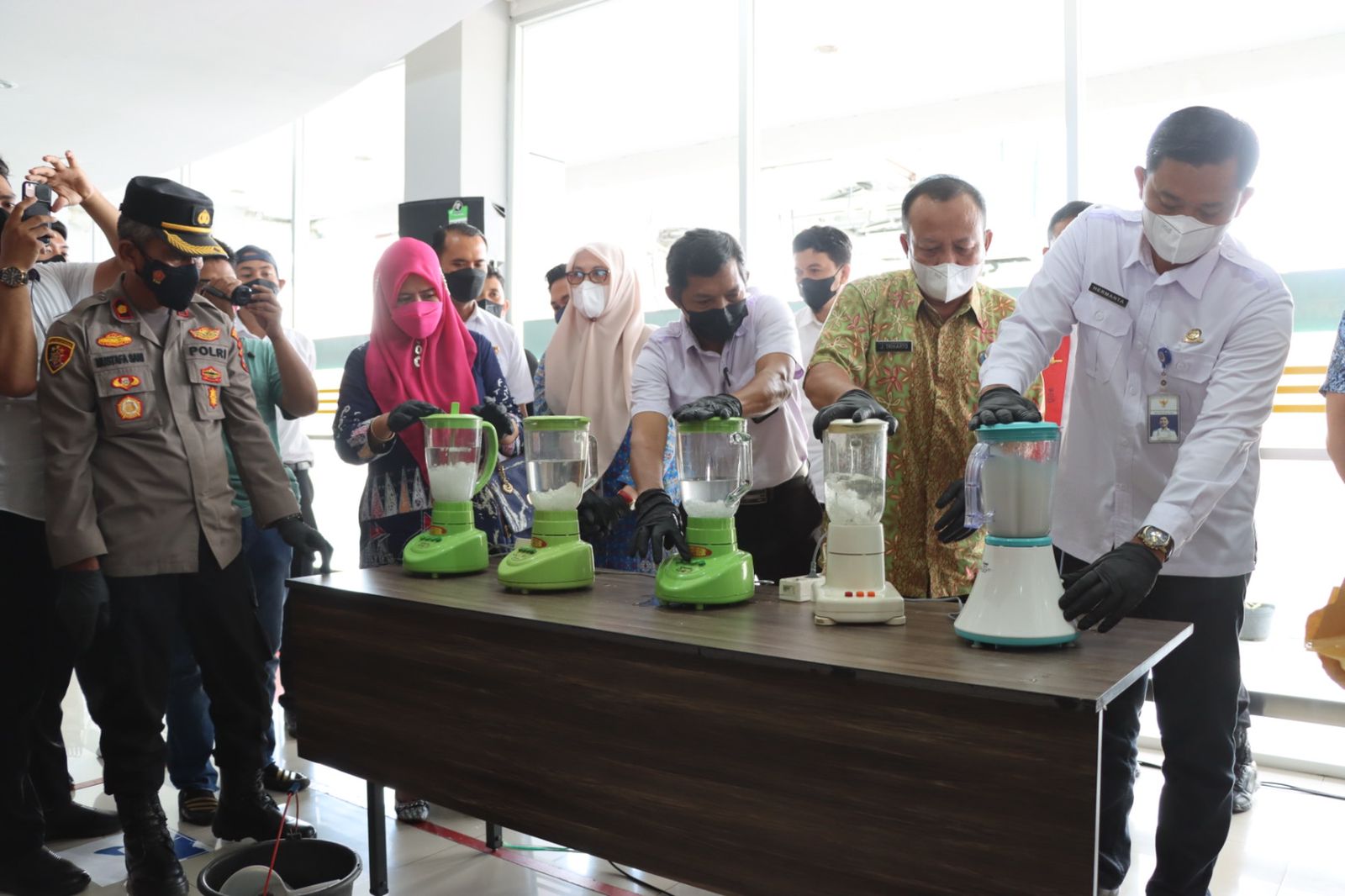 Polres Pelabuhan Blender 21 Kg Sabu