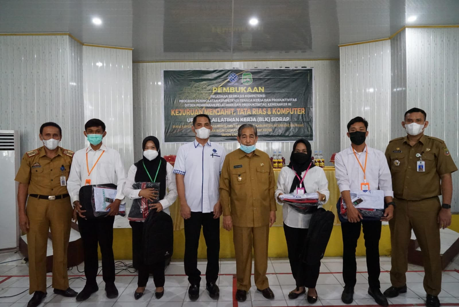 Dollah Buka Pelatihan di UPTD BLK