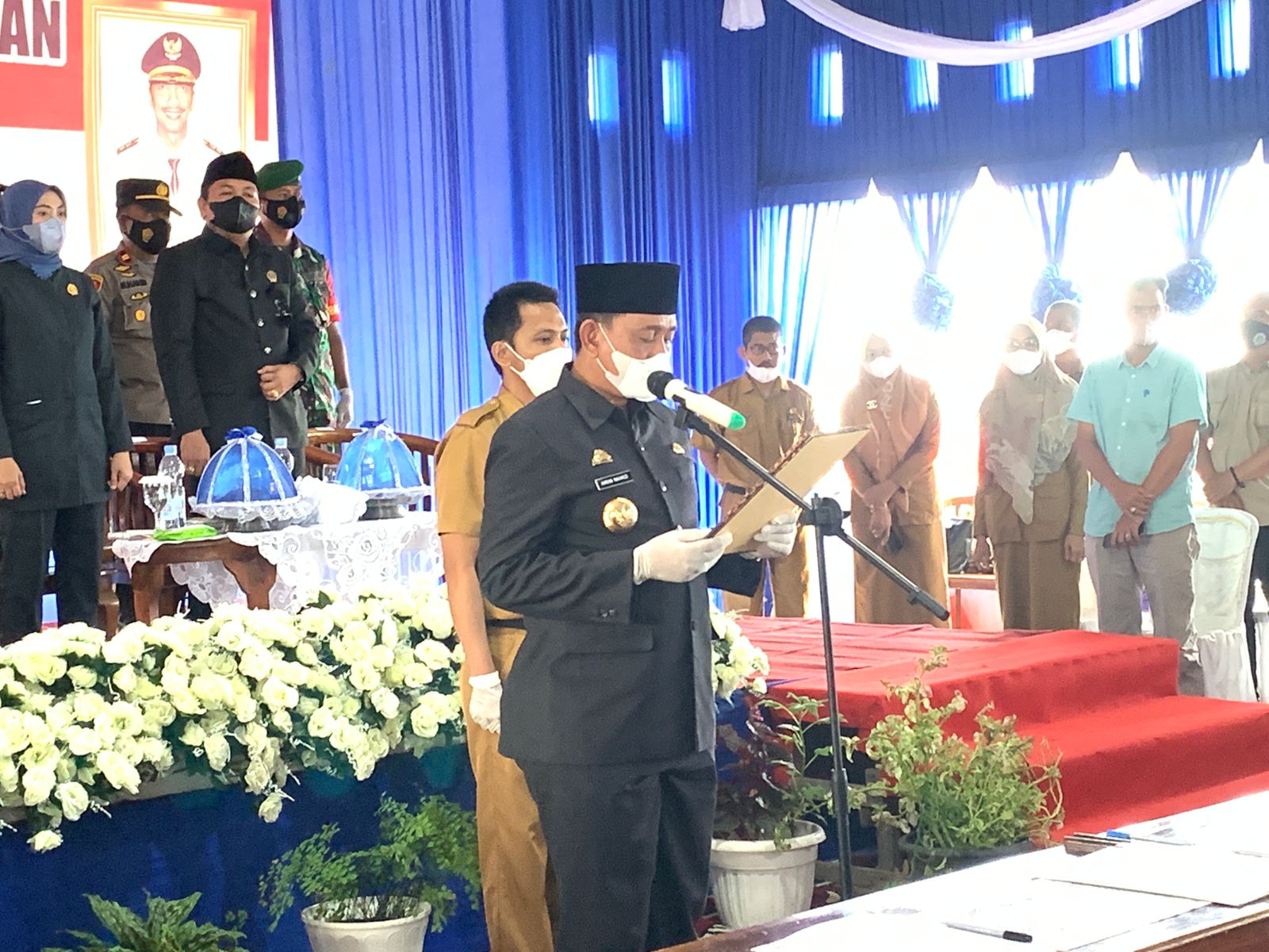 Amran Lantik 87 Pengurus BPD