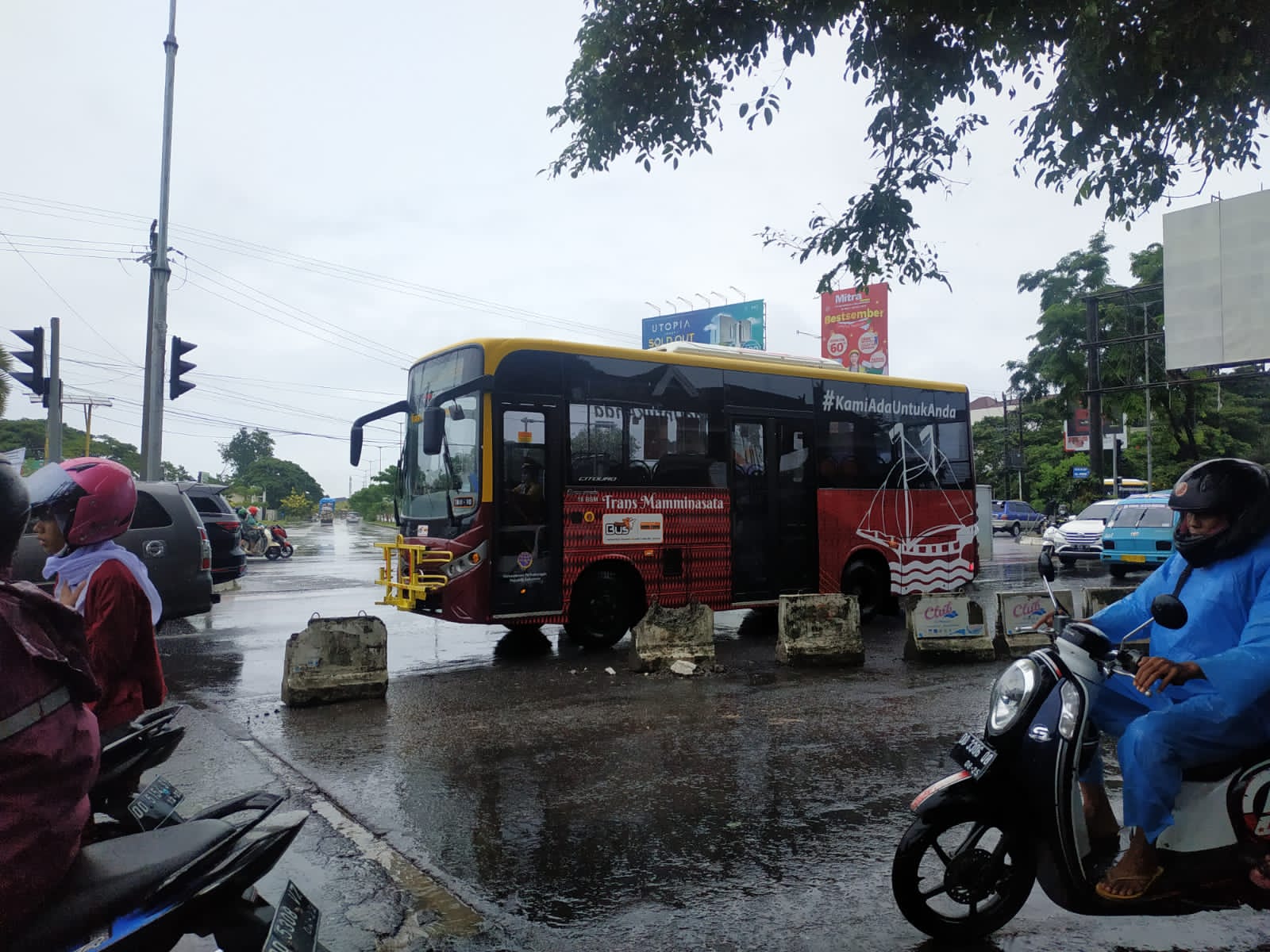 Teman Bus perubahan jalur di koridor Sudiang ke Bandara Sultan Hasanuddin