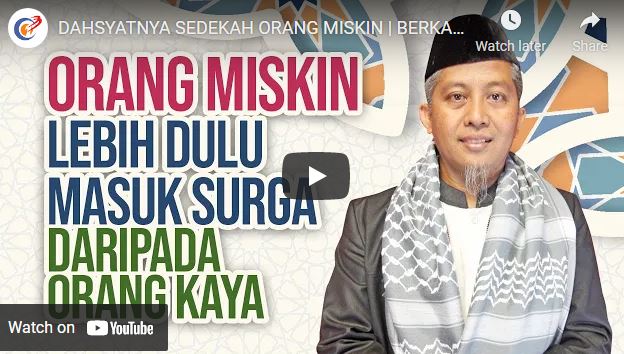 Orang Miskin Bisa Kalahkan  Sedekah Orang Kaya