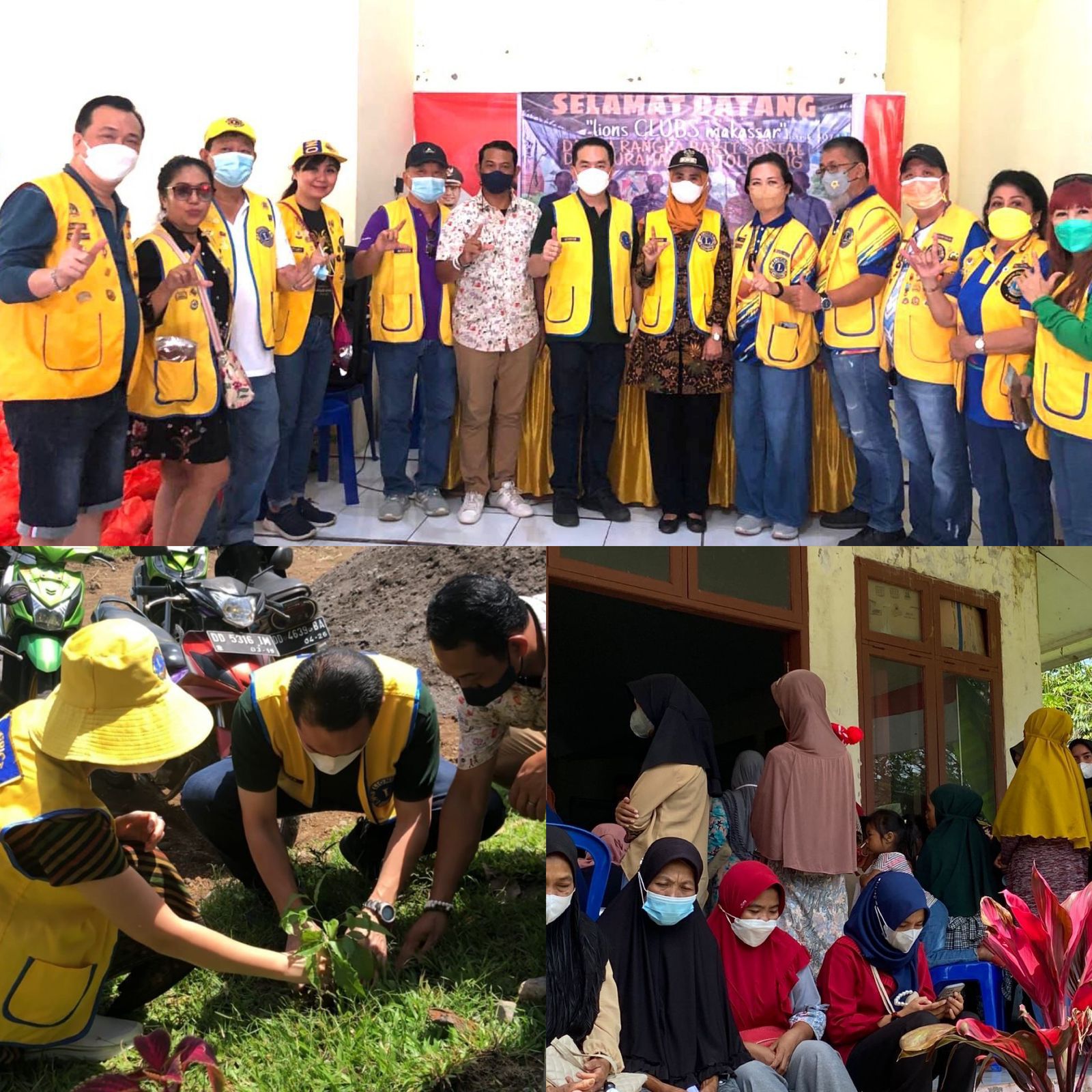 Lion Yudy Pimpin  Baksos Ramadan di Malino