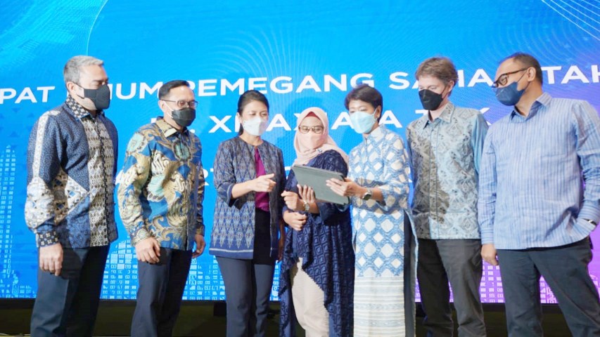 XL Axiata Bagikan Dividen Rp552 M