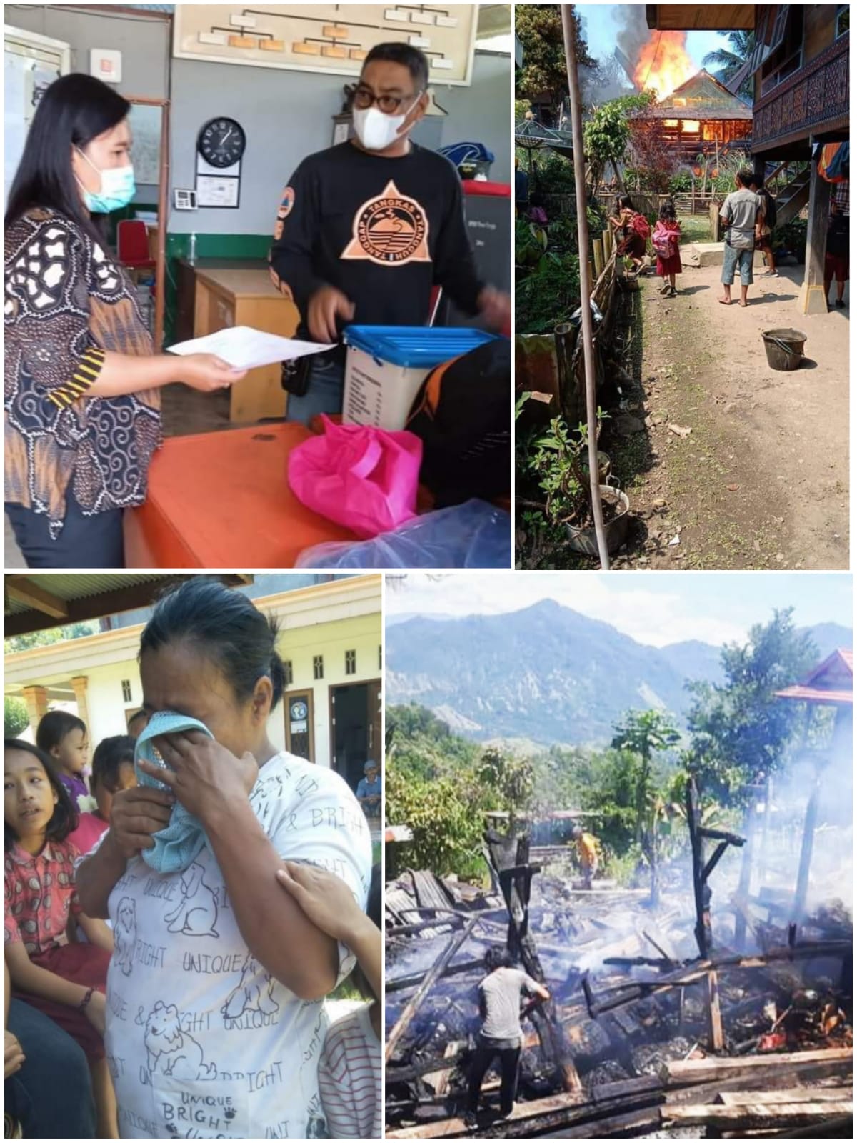 BPBD Salurkan Bantuan Tanggap Darurat di Rano