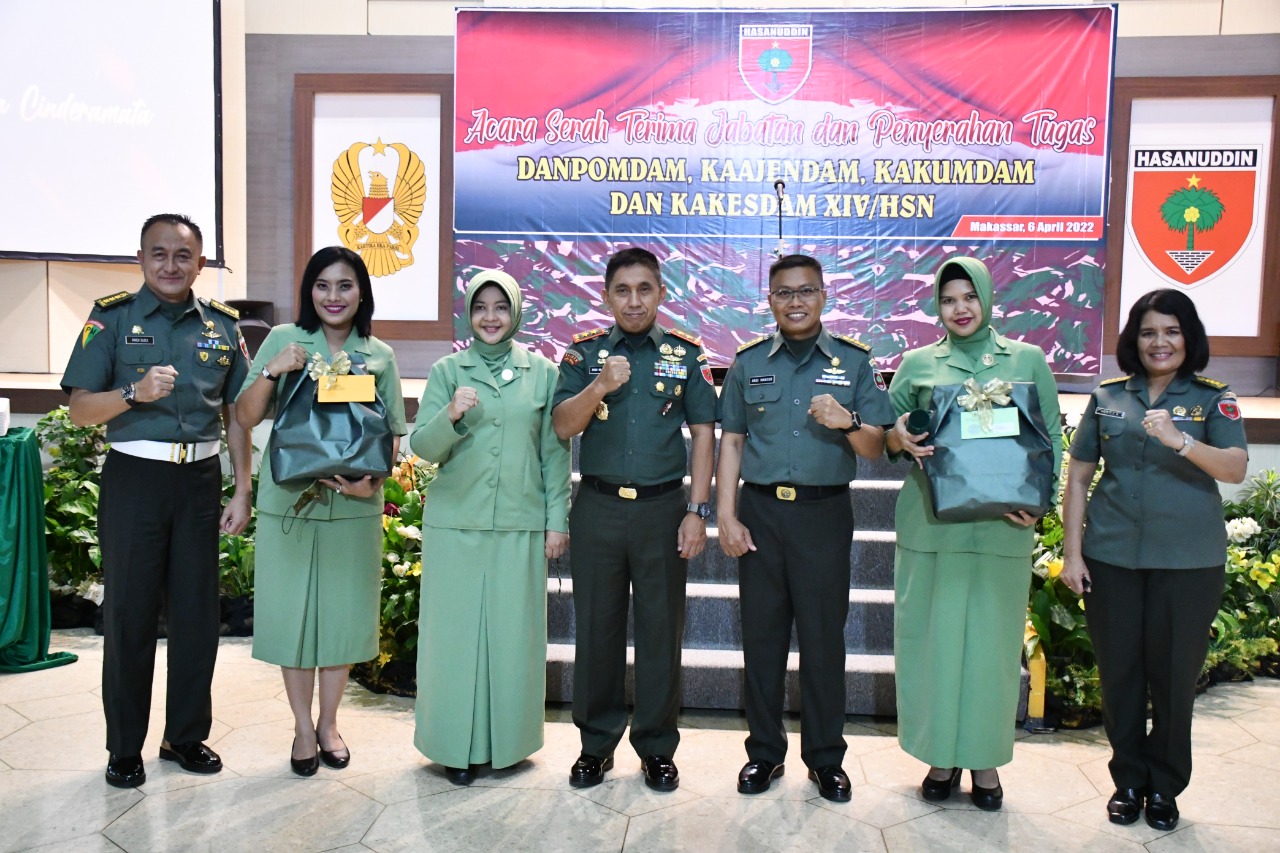 Gerbong PJU Kodam Hasanuddin Berganti, Ini Pesan Pangdam