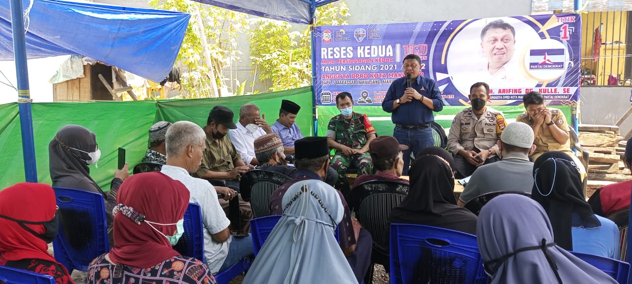Warga Mengadu Drainase dan Lampu Jalan di Reses Arifin Dg Kulle