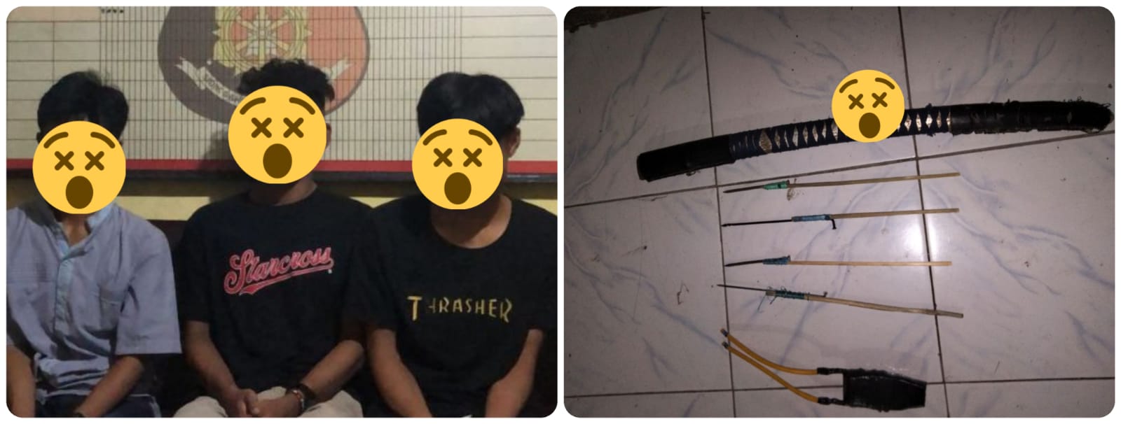 Polres Pelabuhan Makassar amankan Tiga pelaku penyerangan warga di Barukang