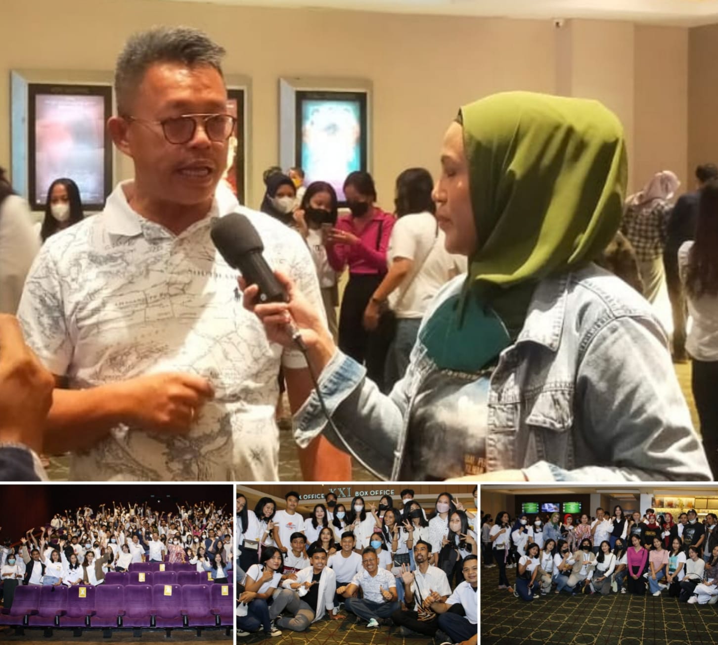 Anggota DPRD Sulsel Nonton Bareng  Film Walking Dead ‘Tomate’ Bersama Mahasiswa Toraja