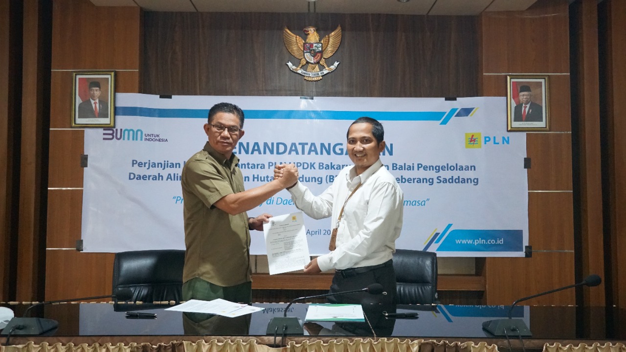 PLN UPDK Bakaru Jalin Kerja Sama dengan BPDASHL Jeneberang Saddang