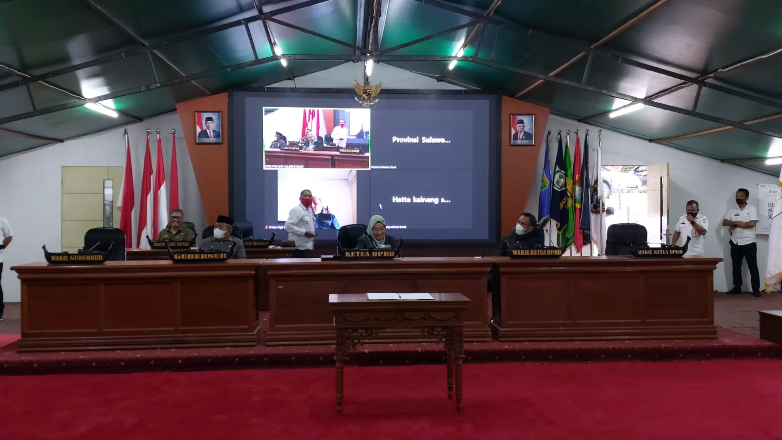 DPRD Sulbar Gelar Rapat Paripurna dengan Agenda Penyampaian Rekomendasi Dewan Terhadap LKPJ Gubernur Tahun 2021