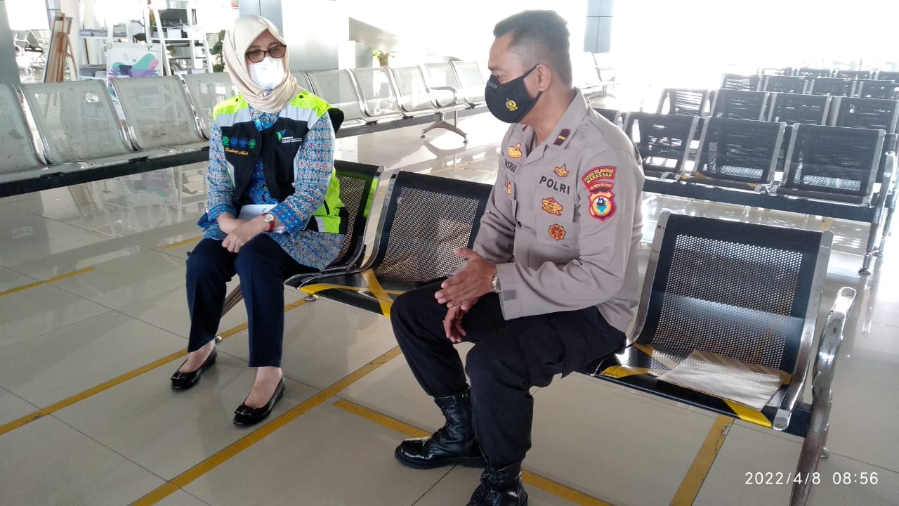Antisipasi Arus Mudik, Kapolsek Paotere Koordinasi dengan GM PT. Pelindo IV Makassar