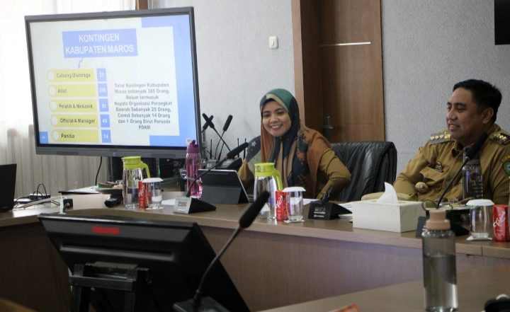 Wakil Bupati Jadi Ketua Kontingen Maros Porprov ke XVII