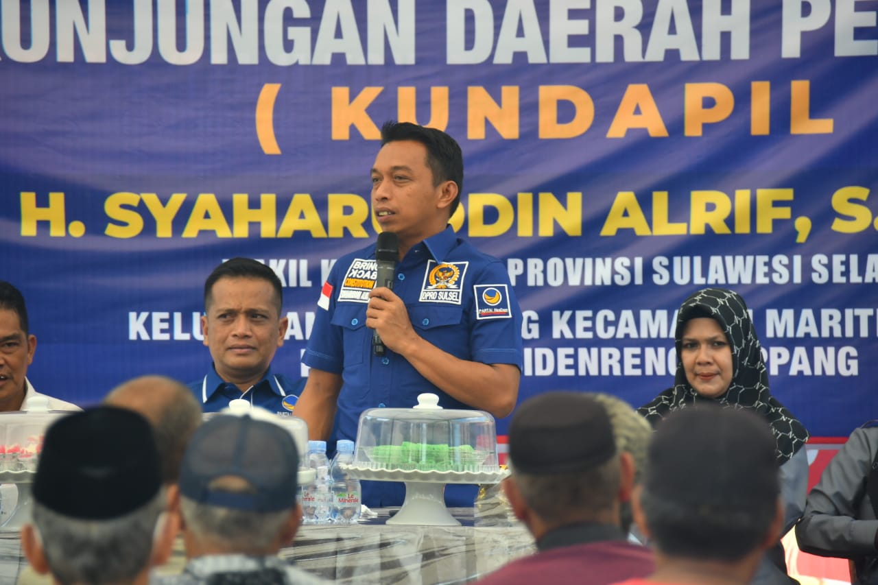 Setelah Dari Wajo, Syahar Kundapil di Maritengngae Sidrap