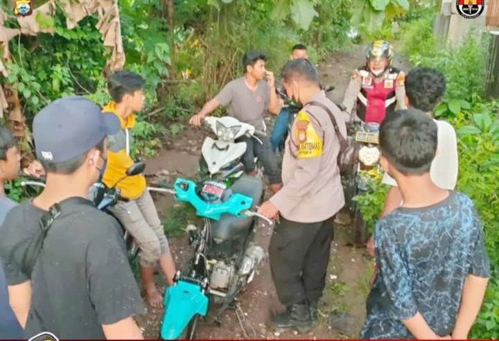 Balapan Liar di Areal Pekuburan Ditangkap Polisi