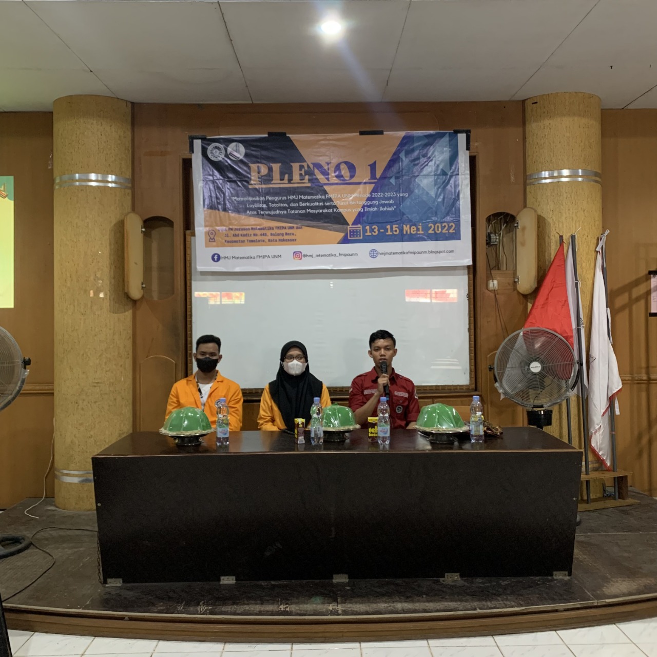 HMJ Matematika FMIPA UNM Evaluasi Kinerja Pengurus di Sidang Pleno I 2022