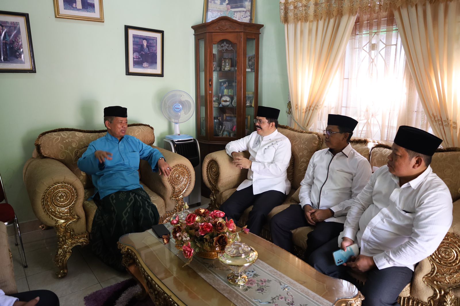 Dr HM Aras Bertemu Ketua KPU Sulsel