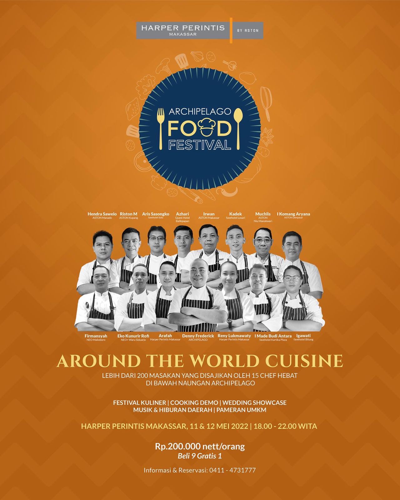 Archipelago Food Festival Hadir di HARPER Perintis Makassar  by ASTON