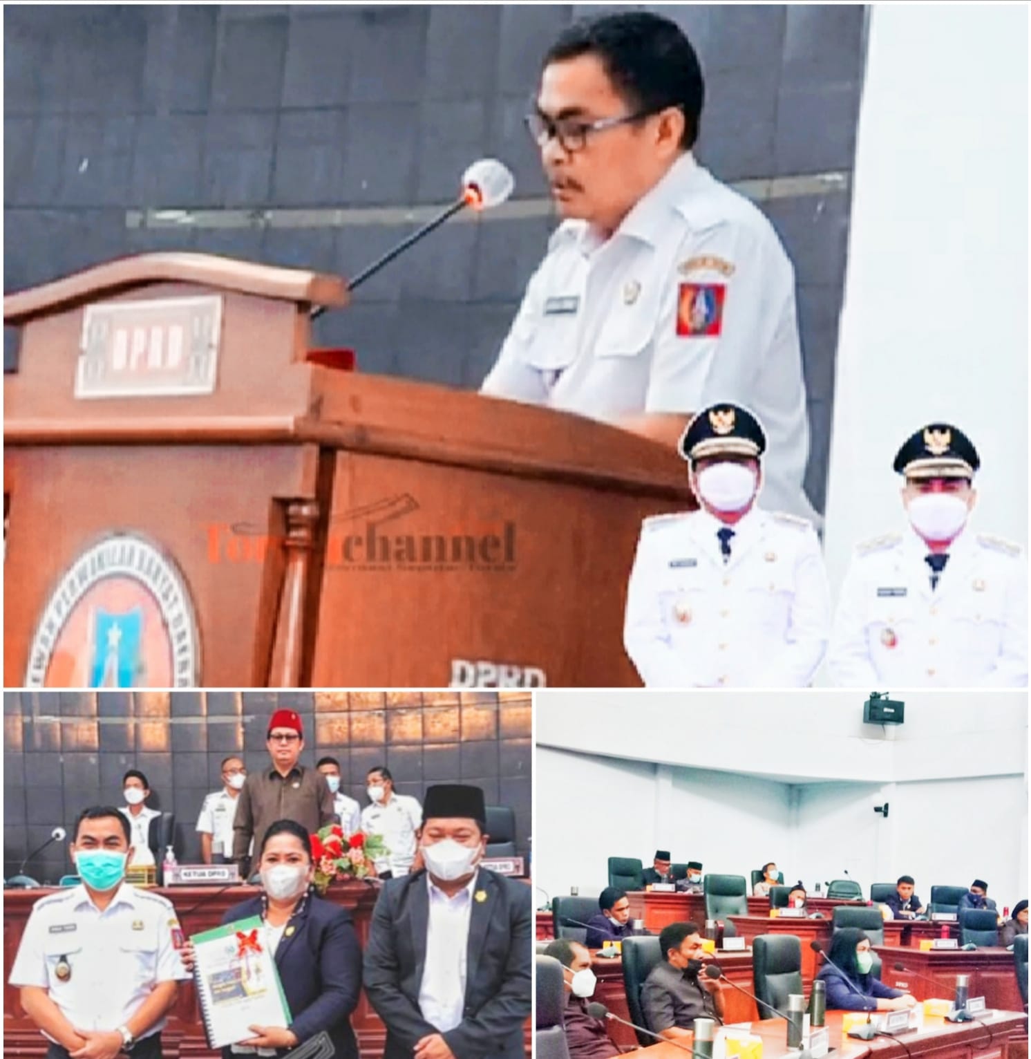 Zadrak Serahkan LKPJ 2021 ke Dewan Tana Toraja