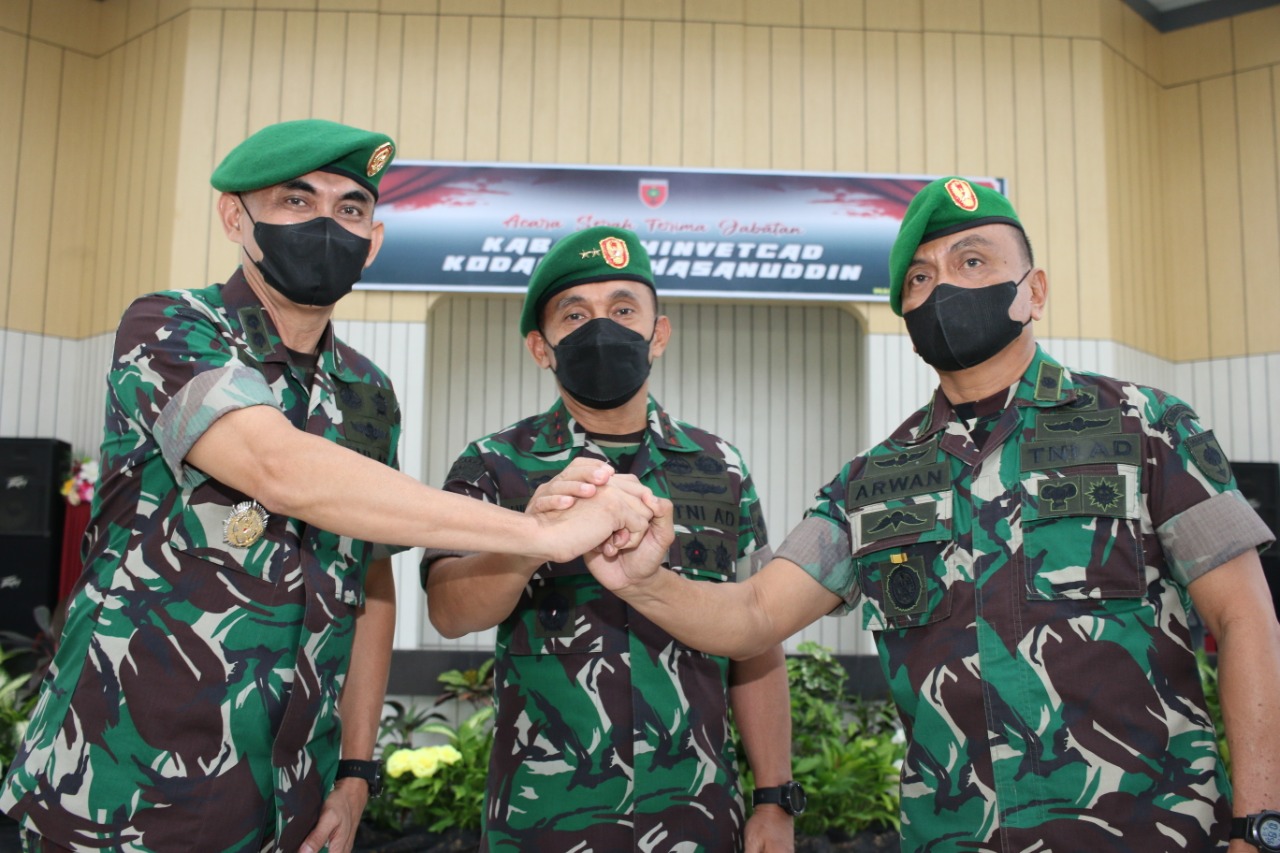 Pangdam Pimpin Upacara Sertijab Kababinmivetcaddam XIV/Hasanuddin